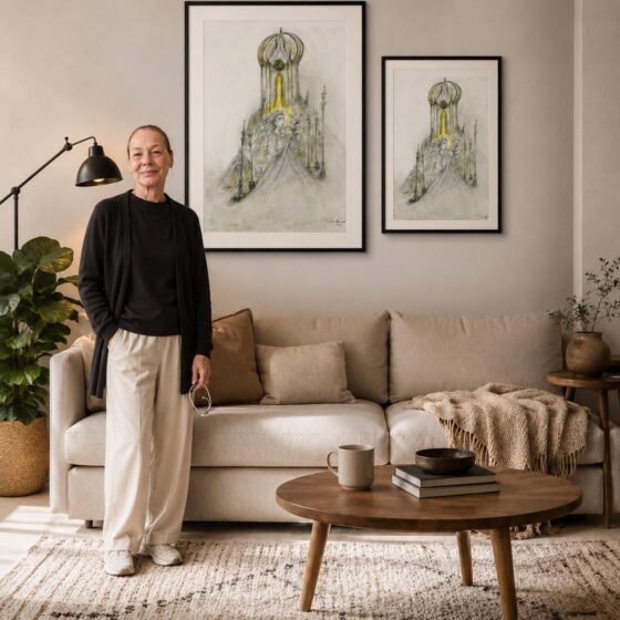 Gerahmter Fine Art Print „Wenn Stärke müde wird“ von Iris Venium